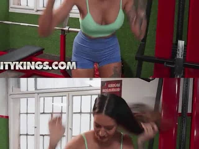 REALITY KINGS - Fit Brunette hair Coco Bae Brings Heat And Wish To A Very Different Workout