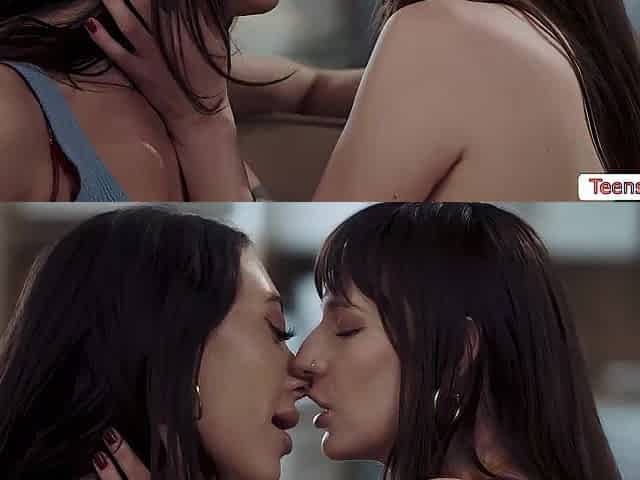 See those nice-looking lesbo stepsisters in action!Lesbo sex and cunt play have at no time been unpleasant