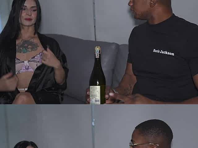Neighbor Brings Wedding Gift and Ends up Breaking the Bride's Virgin Ass with His Huge BBC