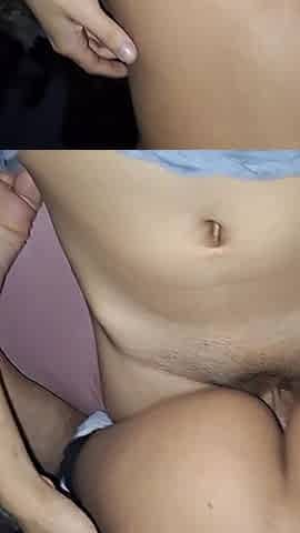 My Stepbrother Enters My Room and Fucks Me Very Rich Until He Comes in My Hairy Pussy