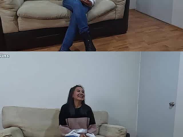 FAKE CASTING. Mexican gets hard screw and ejaculation in throat at fake casting