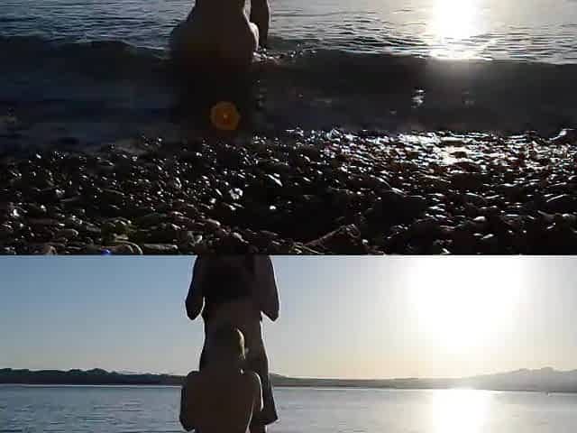 Wife Banged at the Beach whilst Being Watched