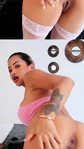 Sexy hottie Anetta Keys enjoys a solo toy masturbation