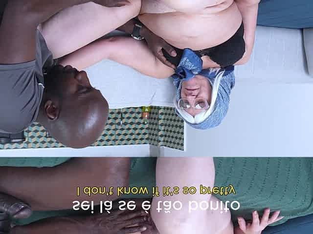 BBW Granny Gets All Holes Stretched by a Big Black Dick