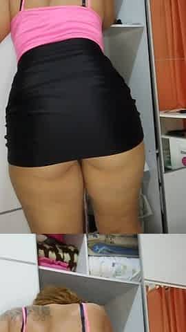 I Put on a Skirt to Make My Eaters Horny, Blinking Ass and Pussy
