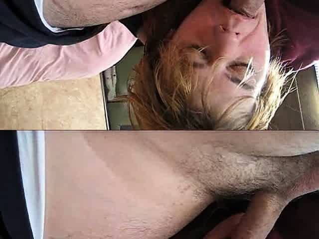 Homemade amateur blonde blowjob
