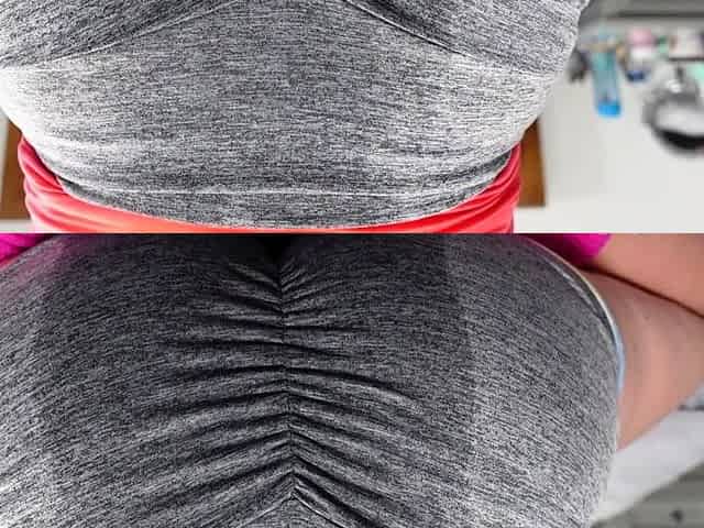 Fetish plumper in lingerie shaking her big ass in pov scene