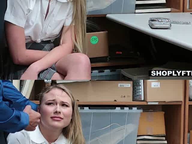 Catholic Teenager 18+ Fucked For Shoplifting