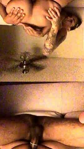 Busty amateur MILF anal hardcore