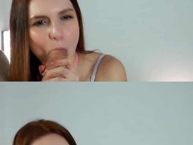 She Smiles So Sweet While Swallowing Huge Dick