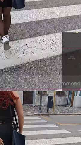 Redhead Orgasm While Shopping with a Remote Vibrator