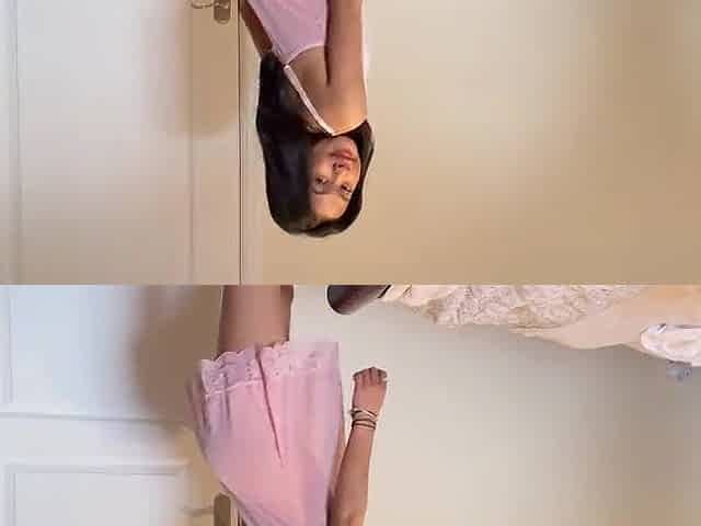 eighteen year old teen shows us her unshaved snatch during the time that changing fresh underware