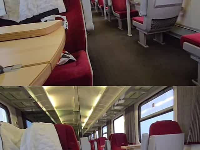Adrenaline on the Train. Caught in the Toilet