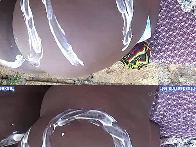 Ass dominator covered in yoghurt fetishfreaksafrica