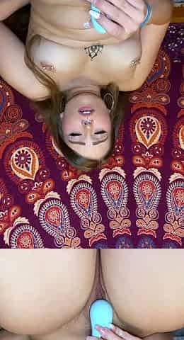 Amateur brunette ariana marie solo toying