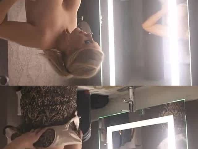 A young guy in the bedroom meets sexy nurse in stockings...