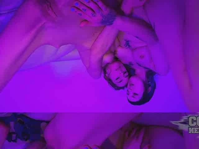 New Girl Sammie And Poppy Aesthetic Late Night Lesbians On The Couch Mutual Dildo Jilling
