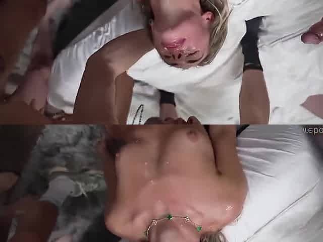 The Gangbang & Glazing Of With Bonnie Blue
