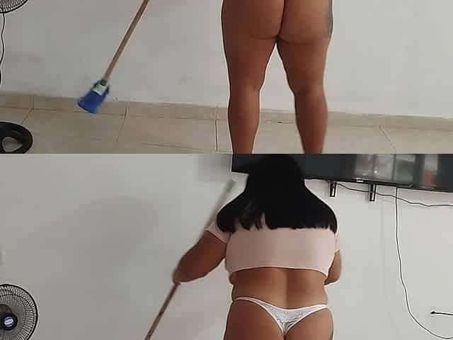 Chubby Colombian Girl with a Big Ass Getting a Good Fuck Until She Screams with Pleasure