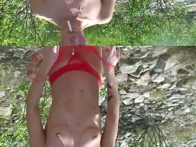 Screwing on the beach - nature sex