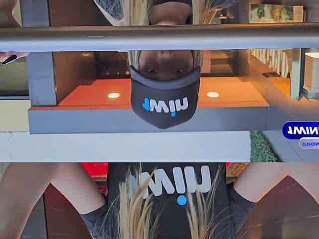 Very beautiful blonde with heels on gets fucked in a hotel