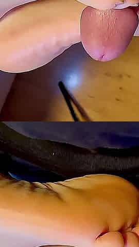 Beautiful Wrinked Soles German MILF Footjob