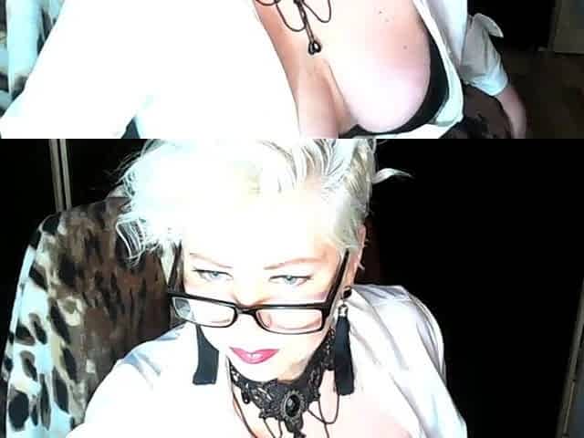 Mature Webcam Depraved MILF Secretary... Hot Squirting Masturbation of Glasses Whore...