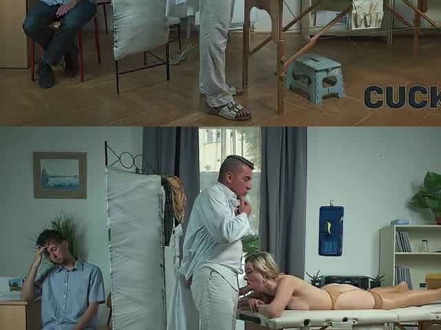 Steve Q And Holly Sampson - Gets Nicely Fucked On The Massage Table