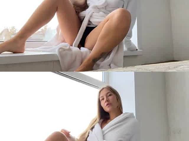 Public climax and creampie. Passersby are looking at me!