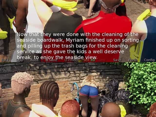 Gangbang Blowjob at Beach - Project Myriam - Life and Explorations - E62