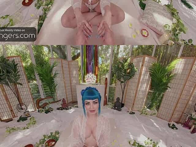 VR Bangers: Breasty In nature's garb Hottie Screws Anally During Nuru Massage