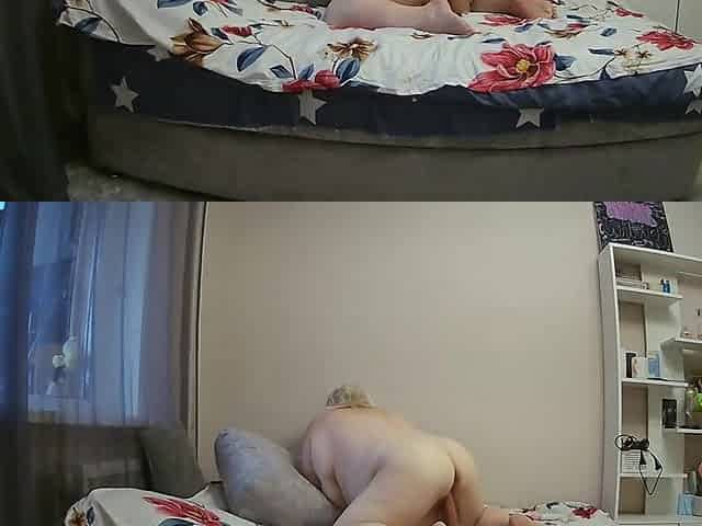 Stepmother-in-laws Morning Started With Big Pussy Masturbation
