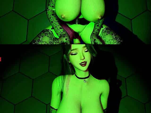 Bigboobs Cyber Goddess with Curves - 3D Animation Hentai