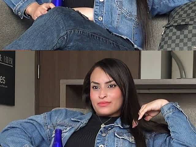 This CHUBBY LATINA wanted America badly