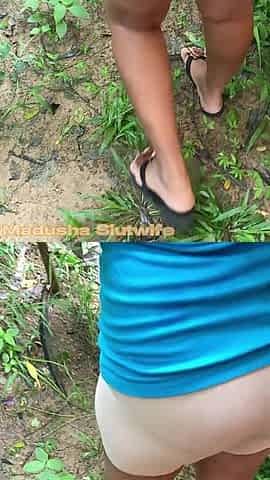 Outdoor Blowjob on Knees