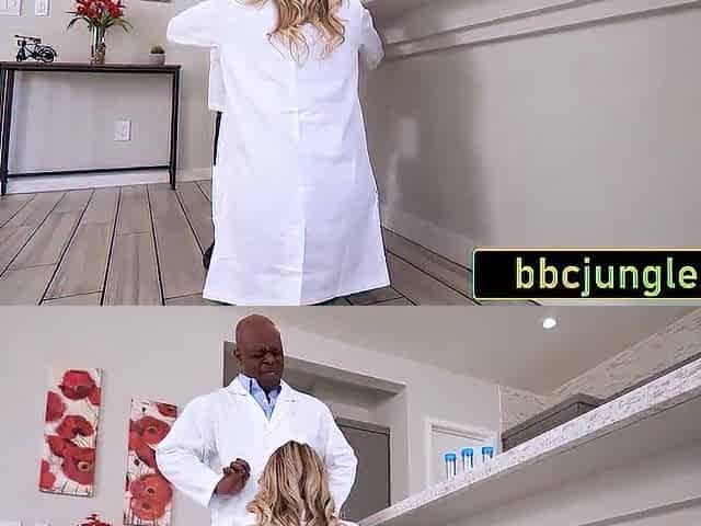 Blonde MILF Scientist Gets Drilled by BBC Lab Partner