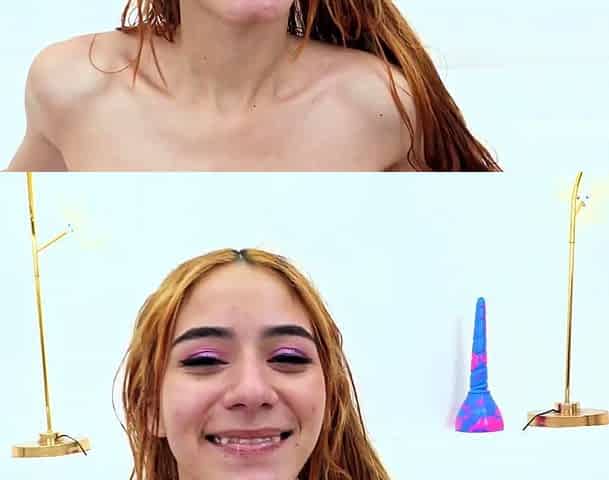 Amateur blonde teen dances before hardcore sex