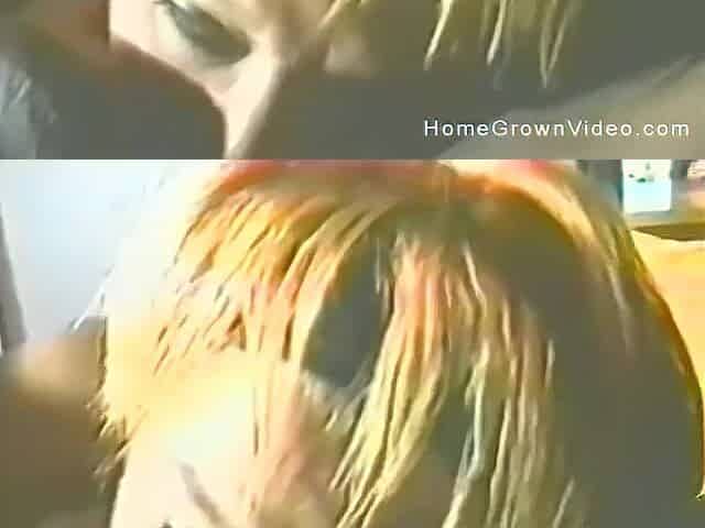 Blonde Sucks Dick Then Takes on Two Dildos