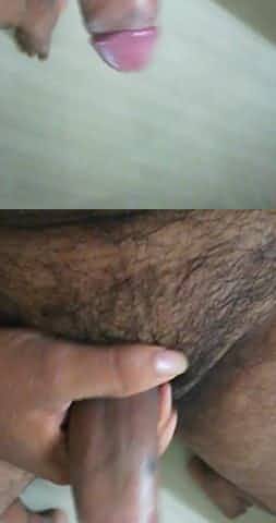 Uncut indian penis pre cum growing 007