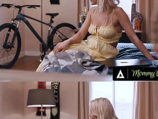 Hot blonde milf with nice body finds a man younger than her, that can satisfy all of her naughty desires