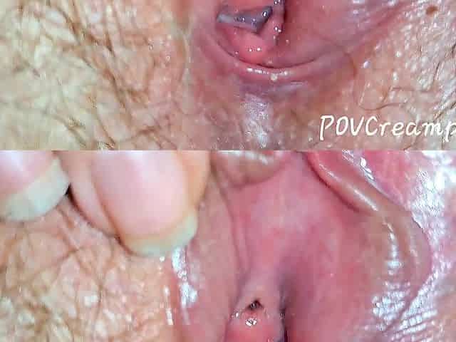 My Step Sis Lets me Record her Tiny Vagina Having a Throbbing Climax