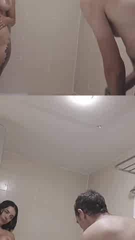 I Fuck My Young Neighbour with Big Tits in the Shower
