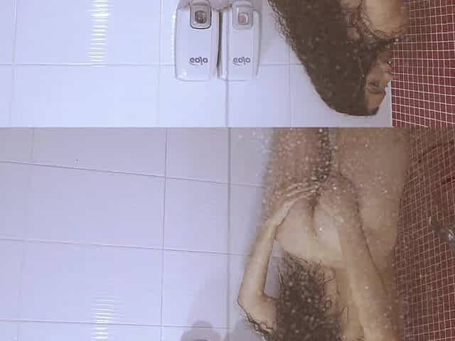 Romantic and hard sex in the shower