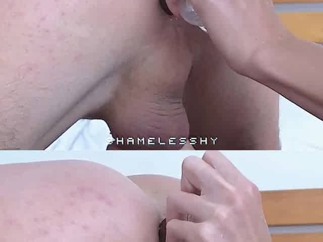 Transparent vibrator anal penetration for my spouse - Shamelesshy