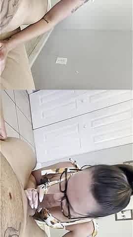 Sloppy Blowjob for My Son's Friend