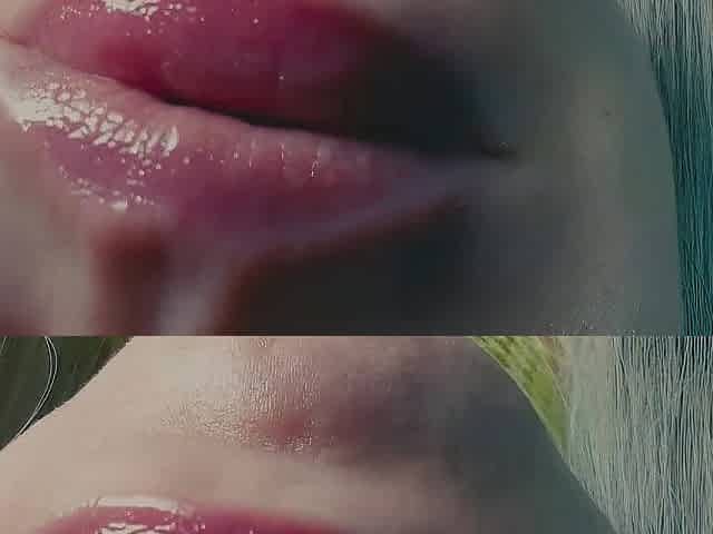 asmr spit painting on u