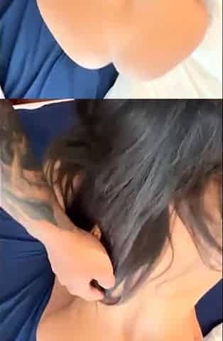 Lacamilacruzz Gets Banged On The Bed