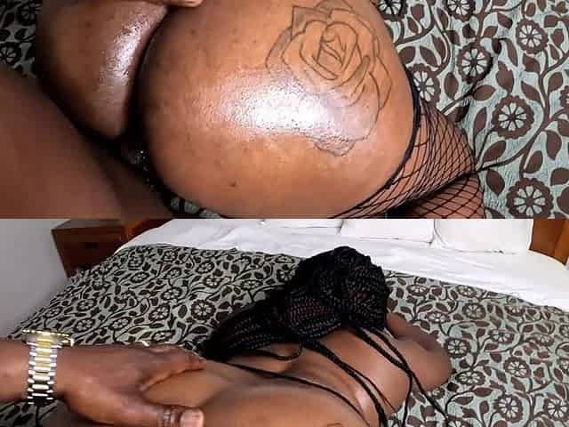 Sensual ebony goddess delivers passionate pleasure with her talented mouth and curves