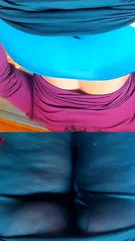 Big Black Natural Booty in Leggingz & Panty...