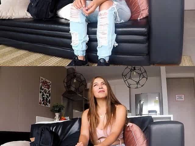 This BIG TITS LATINA in LINGERIE ride my BIG COCK